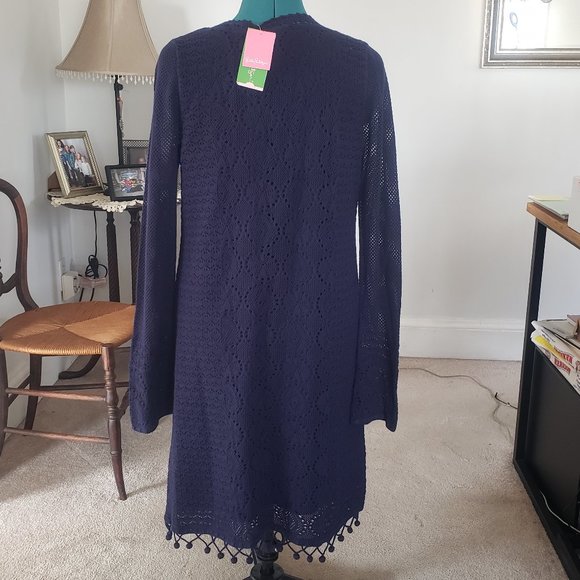 NWT LP Athena Sweater Dress in True Navy - Picture 3 of 6